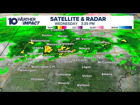 LIVE RADAR: Rain, storms impacting central Ohio