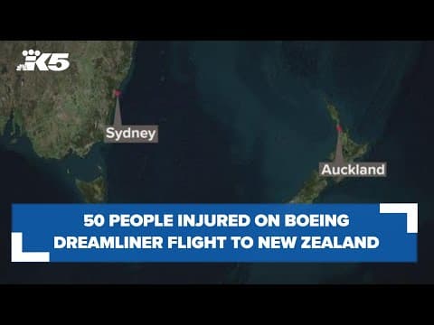 50 people injured on Boeing flight to New Zealand