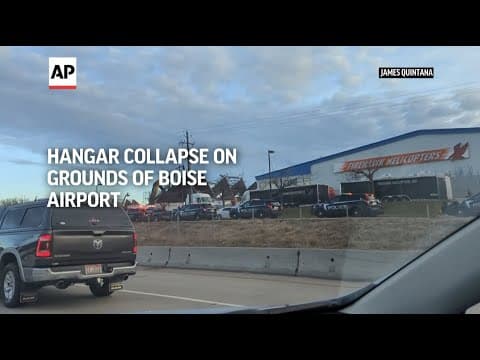 Hangar collapse on grounds of Boise airport