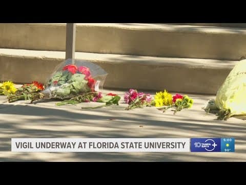 Vigil underway at Florida State University a day after shooting