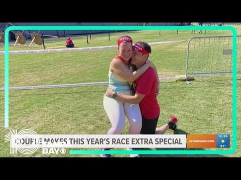 Couple gets engaged during Spartan Race in Tampa