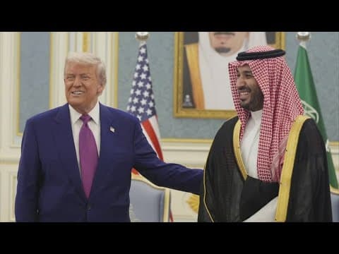 Day one of President Donald Trump's trip to the Middle East