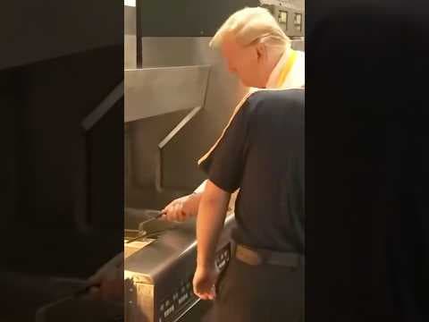 Donald Trump Cooks Fries at McDonald’s