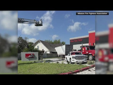 A truck crashes into a home in southern Texas