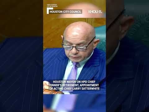 Houston mayor addresses HPD Chief Troy Finner's abrupt retirement, appointment of acting chief