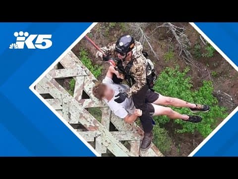 Man falls 400 feet near Mason Co. bridge