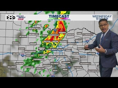 DFW Weather: Storms, hail and wind are possible today. Latest forecast