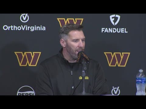 Commanders hold media day and talk 2025 NFL Draft