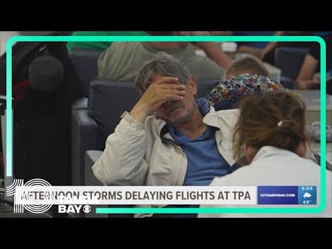 Full ground stop lifted at Tampa International Airport, hundreds of flights delayed