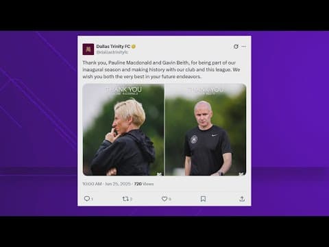 Dallas Trinity FC coaches 'relieved of duties,' team says