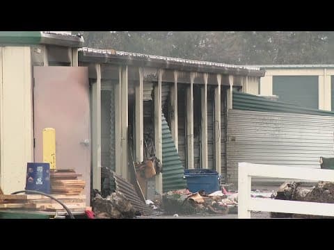 Fire breaks out at northeast Columbus storage facility