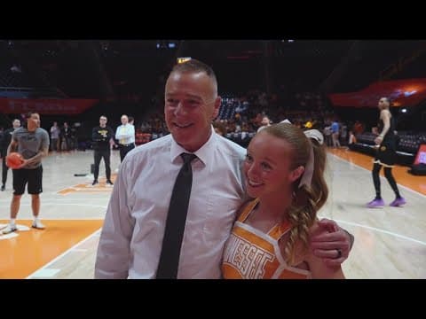 Special courtside connection: Father-daughter duo shares the game in a new way
