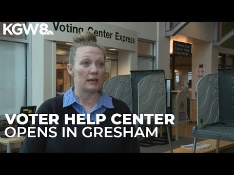 Multnomah County opens voter help center in Gresham