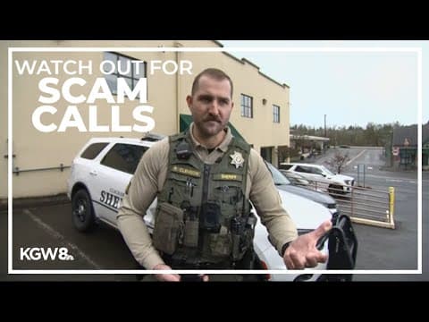 Clackamas County Sheriff's Office warns of phone scams during the holidays