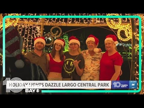 Largo Central Park comes alive with dazzling holiday lights