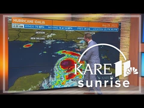 TRACKER: Hurricane Idalia's expected path