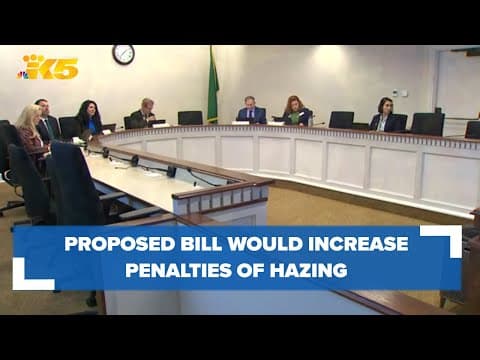 House committee debates bill that would increase penalty for hazing