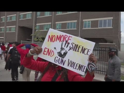 Booker T. Washington students march to end gun violence
