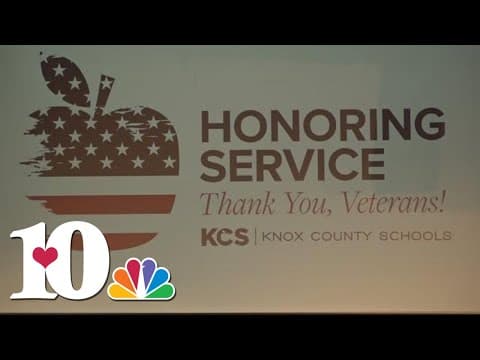 Knox County Schools honors veterans ahead of Veterans Day