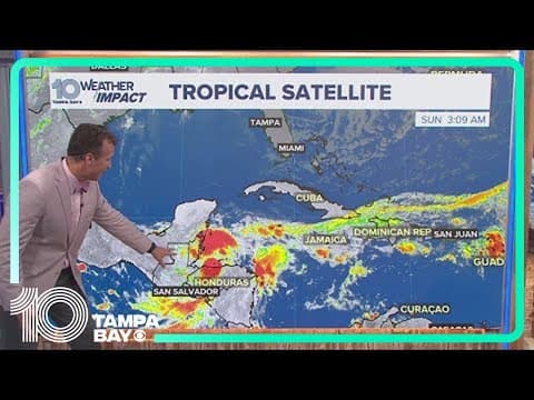Tracking the Tropics: Tropical Storm Sara continues to dissipate as it moves toward Belize coastline