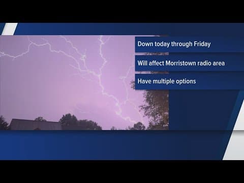 NOAA radio system will be down for maintenance this week