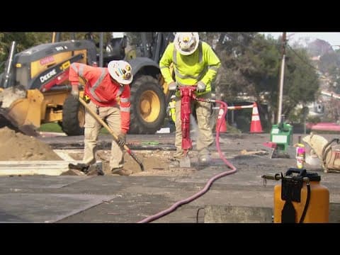 What's going on with the underground trenching and construction in Point Loma?