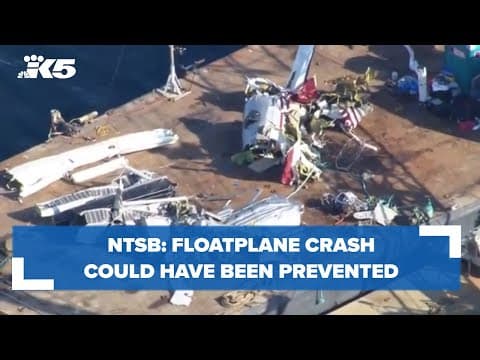 NTSB: floatplane crash could have been prevented