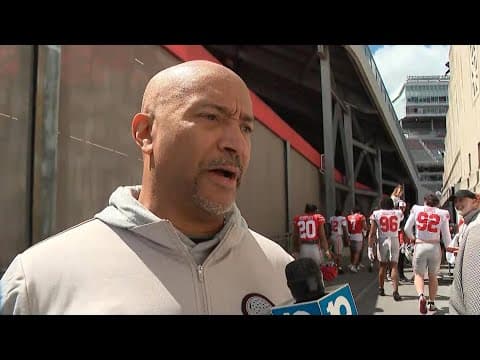 Co-defensive coordinator Tim Walton postgame interview | Ohio State spring game