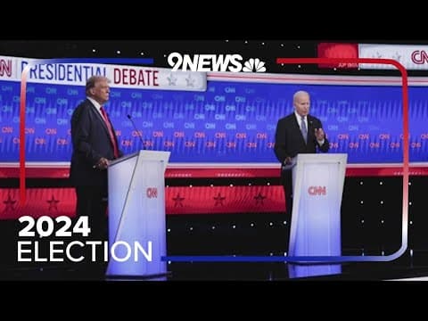 Biden and Trump face off in the first 2024 presidential debate