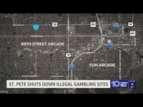 Police say they shut down illegal gambling sites in St. Pete