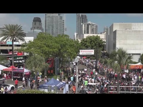 Road closures for the St. Pete Firestone Grand Prix