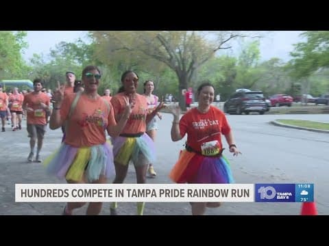 Hundreds compete in Tampa Pride Rainbow Run