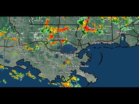 Live Louisiana storm radar | June 10, 2025 summer thunderstorms
