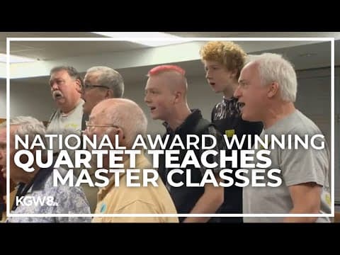 Forest Grove hosts four-part harmony masterclass