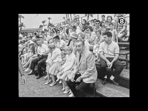 Walt Disney visits Sea World San Diego 1965