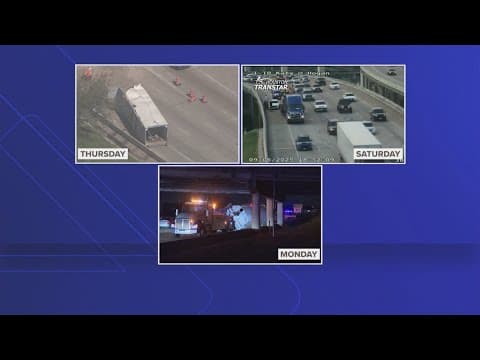 Houston Avenue bridge over Katy Freeway records 69 truck strikes this year