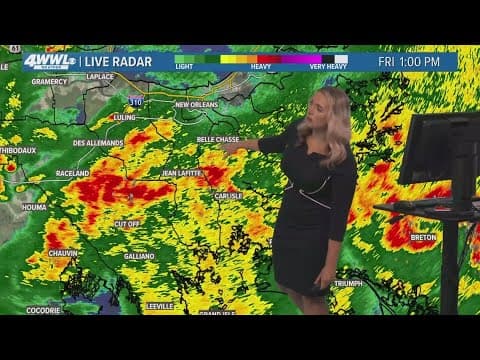 Cloudy and rainy Friday, mild weekend with spotty showers