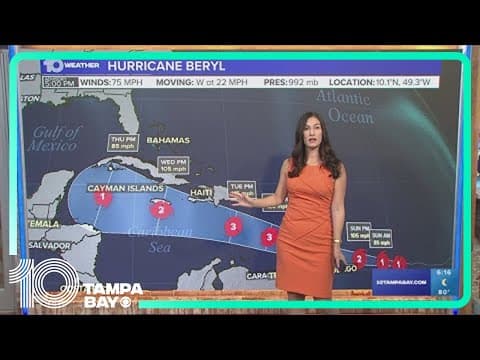 Tracking the Tropics: Hurricane Beryl forms in the Atlantic