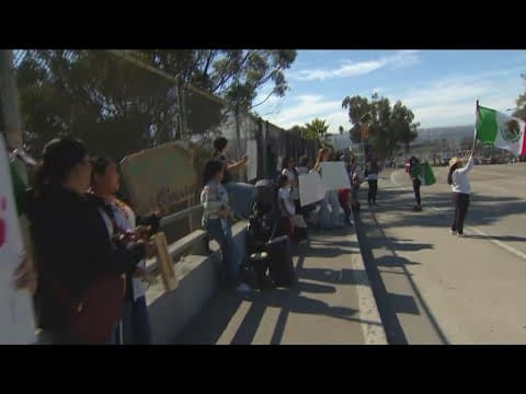 Noon Update | 'A Day Without Immigrants' protest in San Ysidro