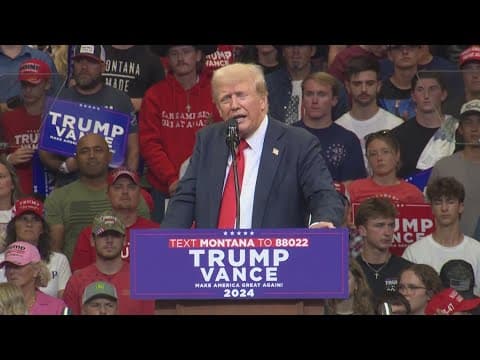 Donald Trump, Kamala Harris hold rallies in Montana and Arizona