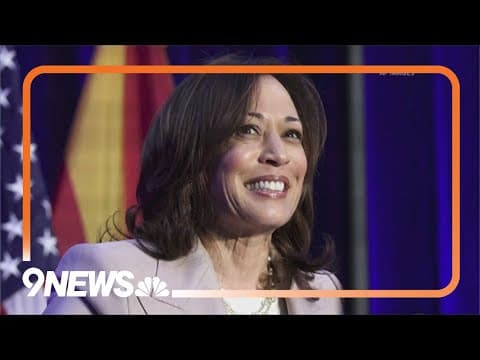 Vice President Harris to deliver commencement speech at US Air Force Academy graduation in Colorado