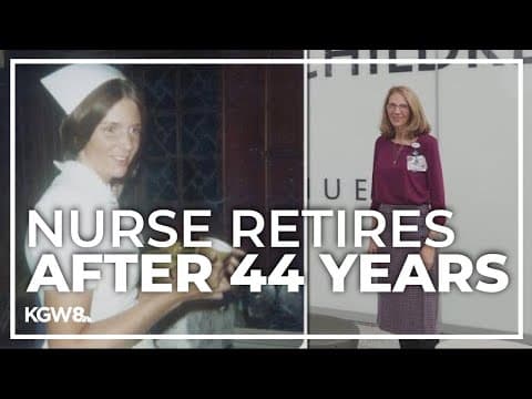 Nurse at Randall Children's Hospital retires after 44 years