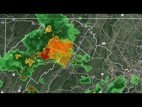 Tornado Warnings in Virginia and West Virginia