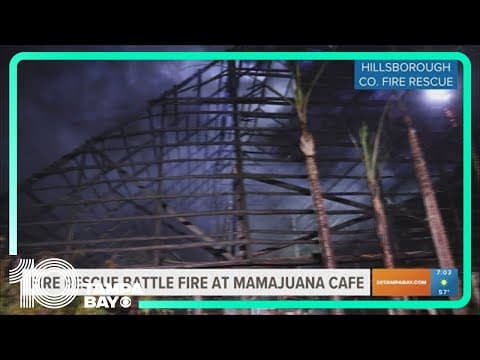 Fire burns down tiki hut at Tampa restaurant