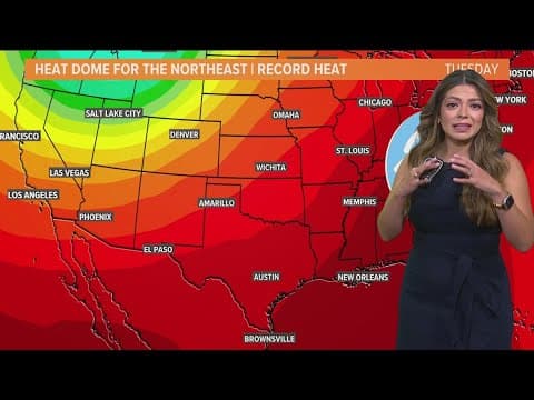 Why is a heat dome causing extreme heat in the Northeast
