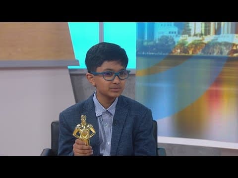 San Diego Countywide Spelling Bee winner joins CBS 8 in studio