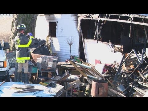 Man rescued by neighbor from south Indy mobile home fire