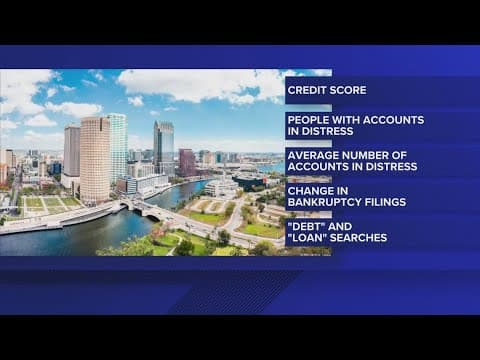 Tampa among top cities with the most people in financial distress, study says