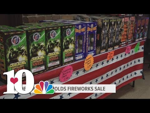 Dandridge Volunteer Fire Department holds fireworks sale ahead of holiday