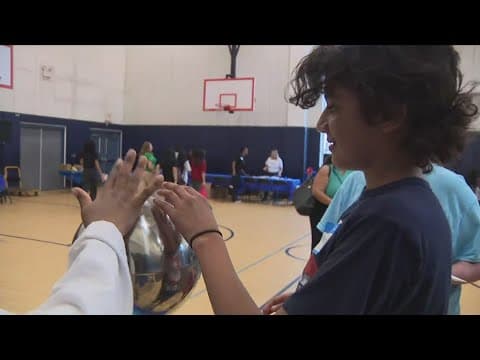 Hammond's school gym becomes a giant STEM lab